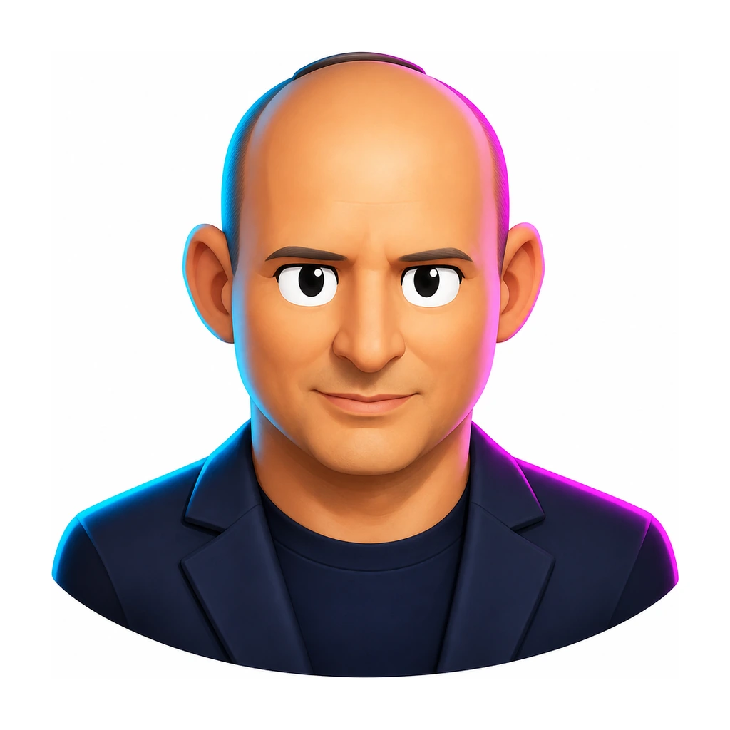 איור מסוגנן של נפתלי בנט (איור, לא צילום)