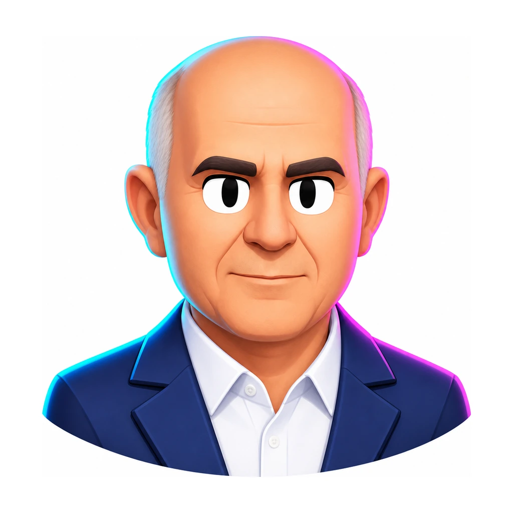 איור מסוגנן של יורם כהן (איור, לא צילום)